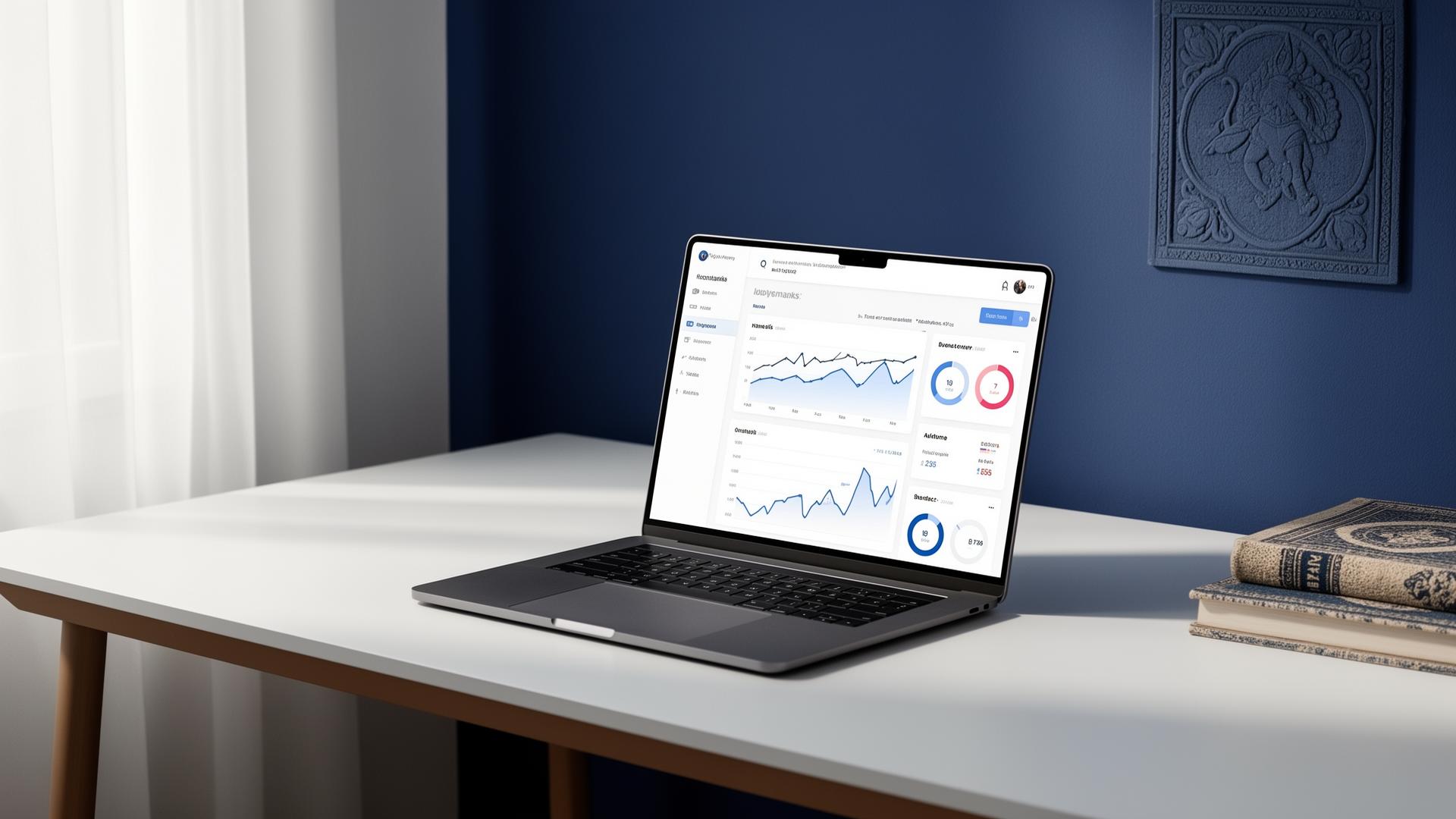 Modern EWNS workspace with analytics dashboards